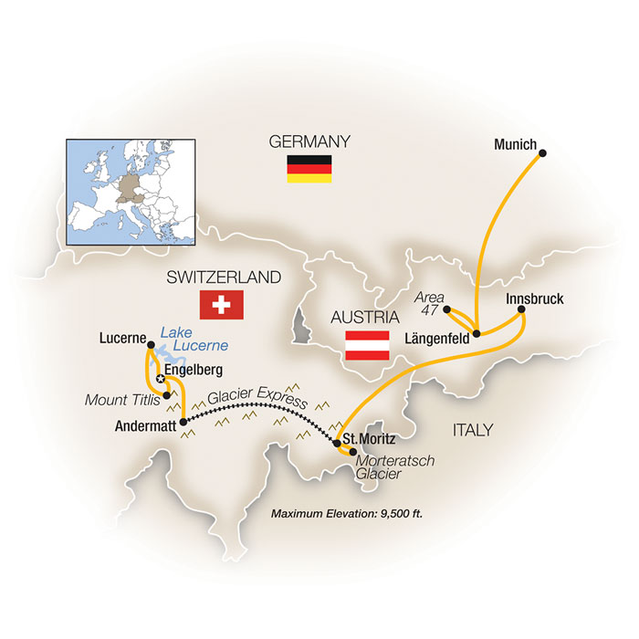 Alpine Switzerland Escorted Family Tour