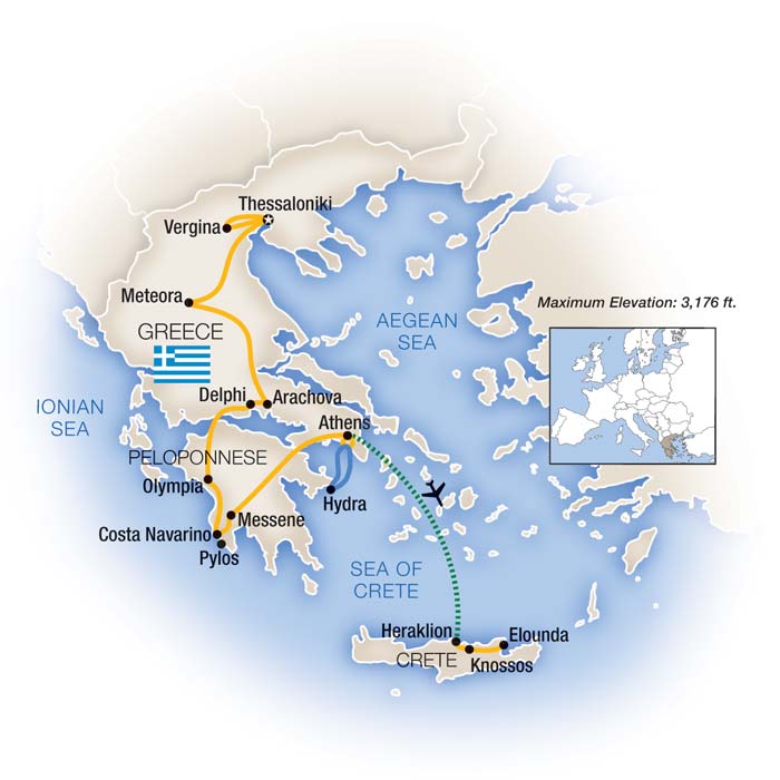 Hidden Greece Map