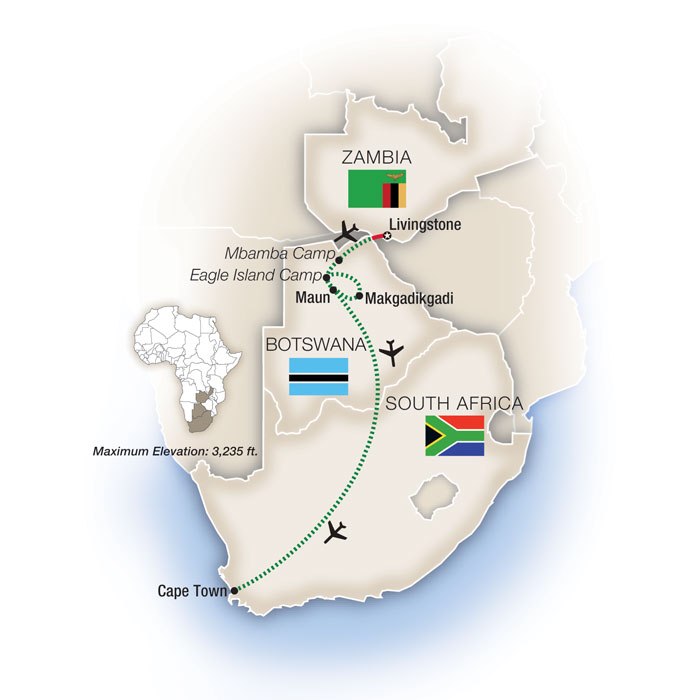 Botswana Map