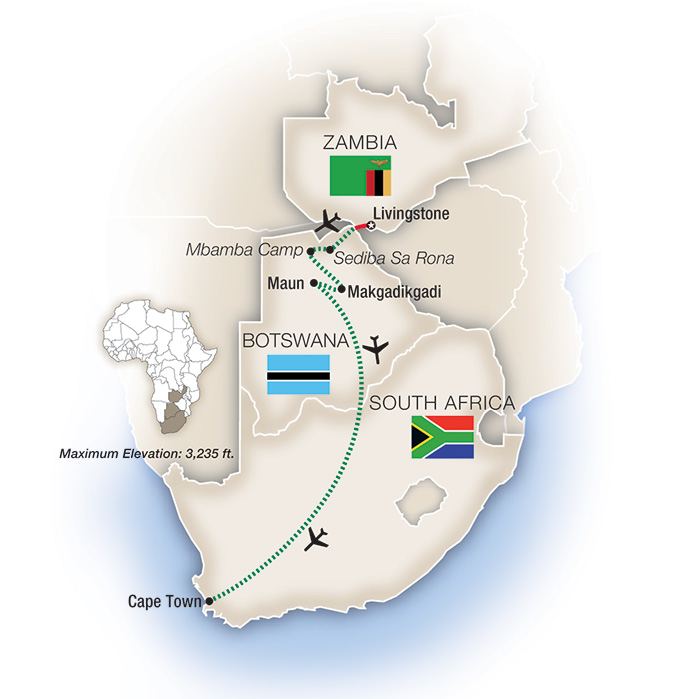 Botswana Map 2027