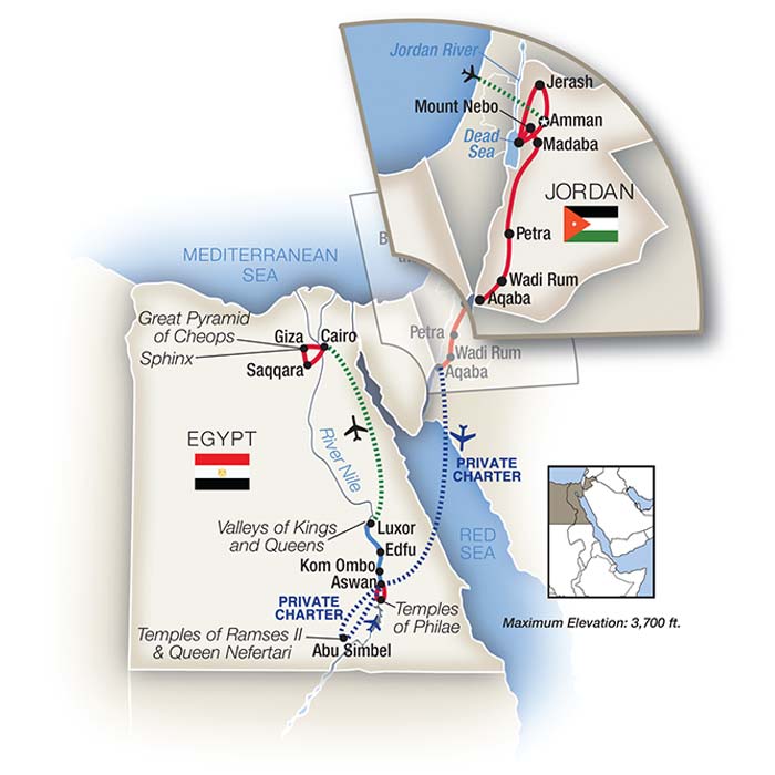 Petra to Pyramids Egypt Jordan Tour