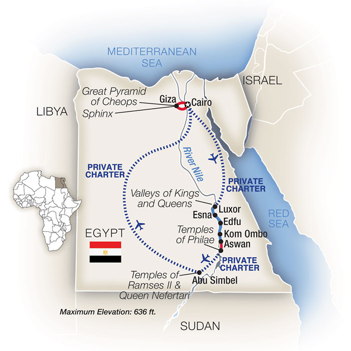 Egypt Map 2026
