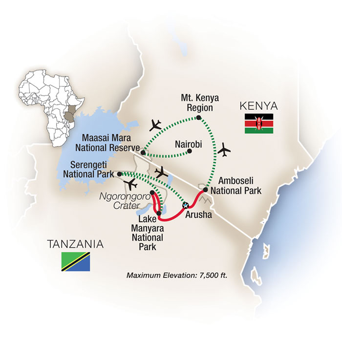 Kenya Safari Tours & Escorted Tours
