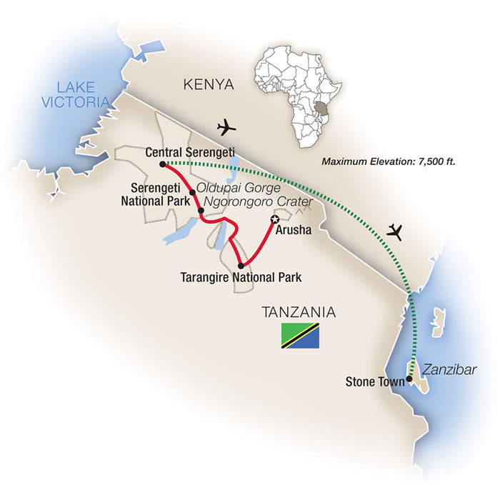 Tanzania Map