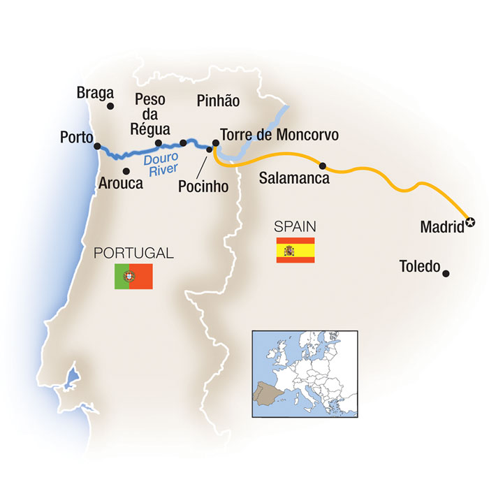 Douro Cruise Map