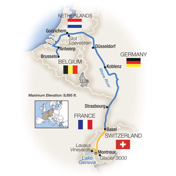 Rhine River Cruise Brussels