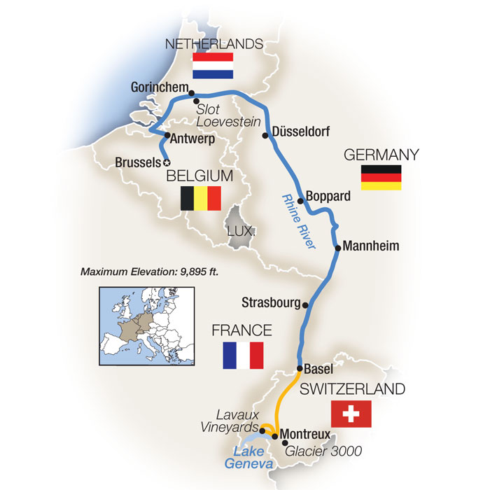 Rhine River Cruise Brussels
