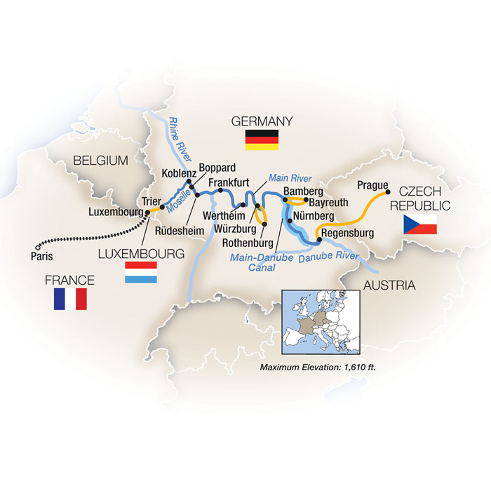 European Cities Paris Prague River Cruise