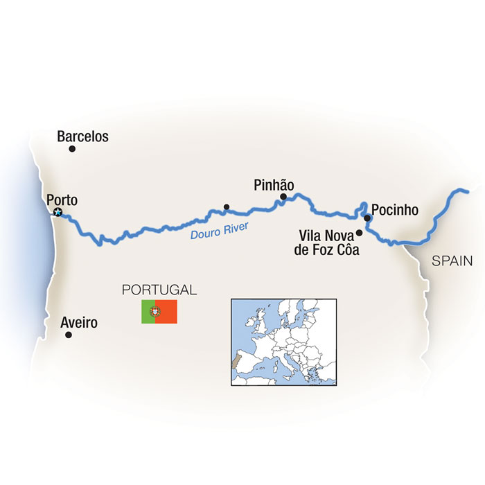 Douro River Cruise Map