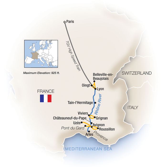 Savoring Southern France Paris Lyon Provence River Cruise