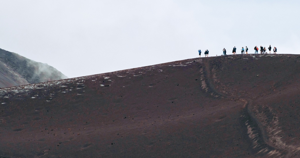 Climbing the Slopes of Mt. Etna